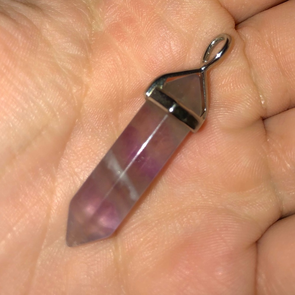PURPLE FLOURITE PENDANT🔮